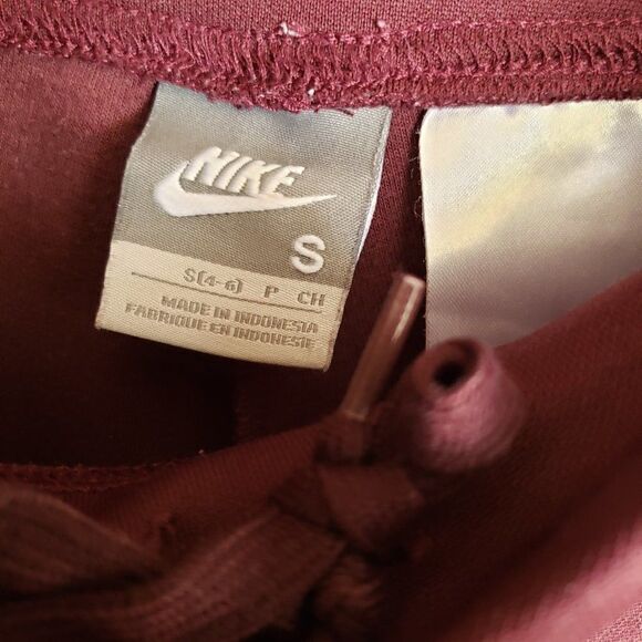Nike Women's Petite Jogging Lounge Pants Burgundy Small - Picture 5 of 6
